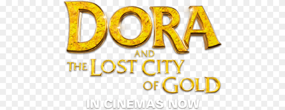 Dora And The Lost City Of Gold Logo De Dora Y La Ciudad Perdida, Text, Advertisement, Number, Symbol Free Transparent Png