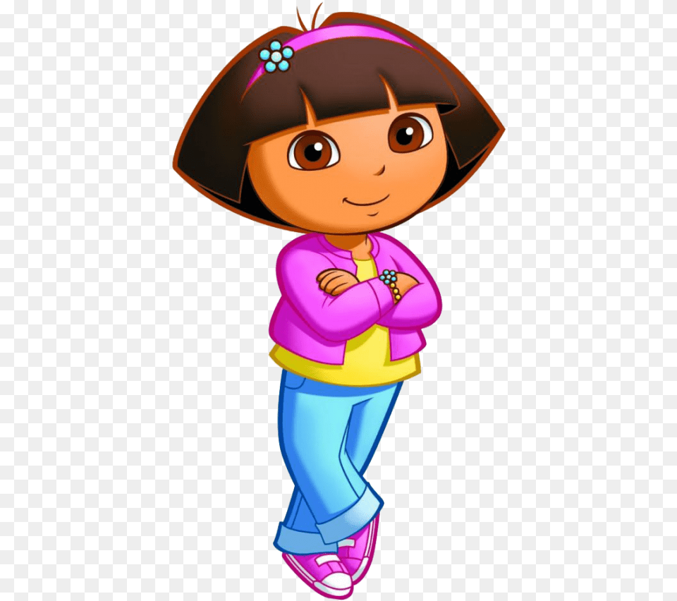 Dora Birthday Clipart Image Dora The Explorer Cartoon Characters, Baby, Person, Face, Head Png