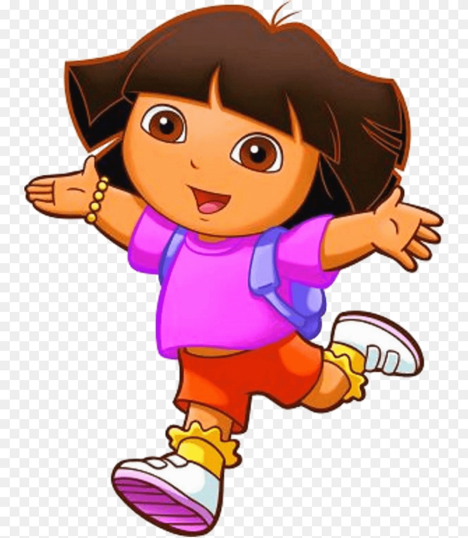 Dora Clipart Dora The Explorer Lost, Baby, Person, Book, Comics Png Image