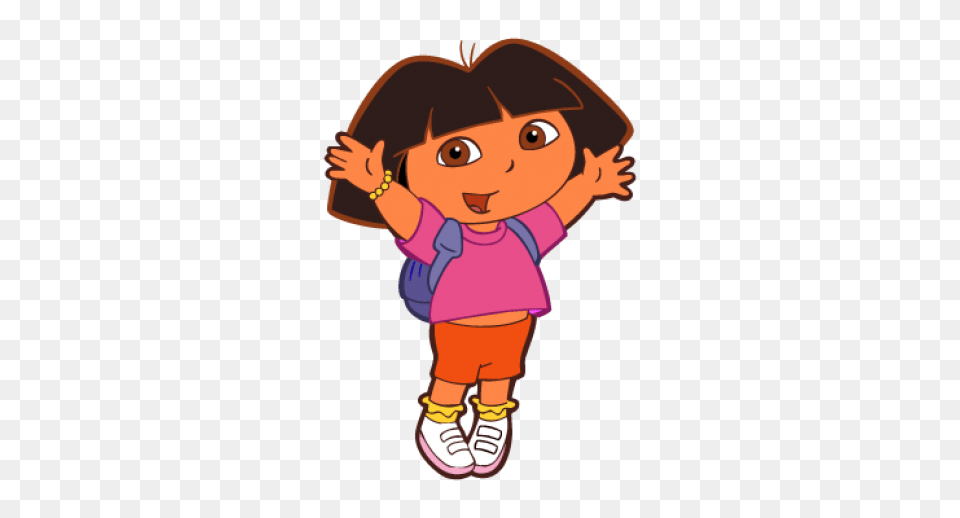Dora Logos, Baby, Person, Cartoon, Face Free Png