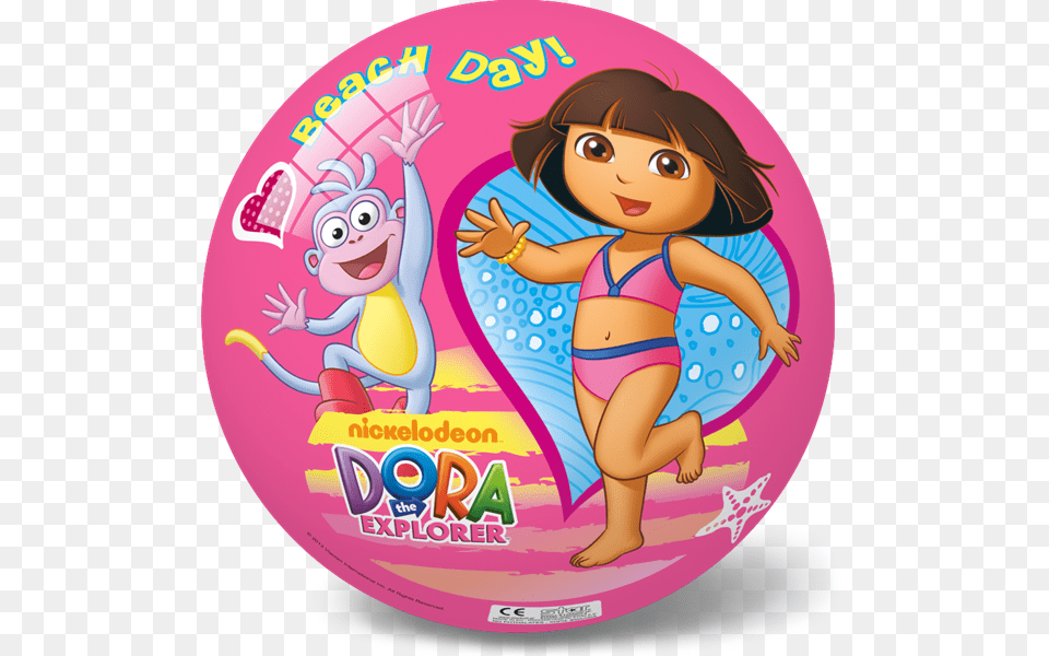 Dora The Explorer Ball Dora The Explorer Toys, Clothing, Swimwear, Baby, Person Png