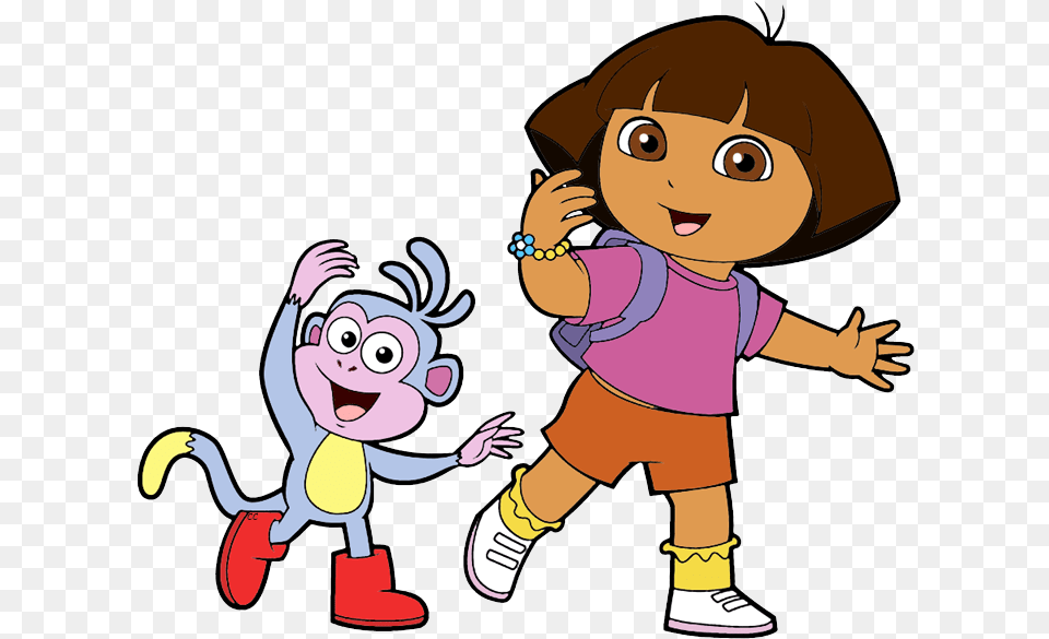 Dora The Explorer Clip Art Dora The Explorer Clipart, Baby, Cartoon, Person, Face Free Png