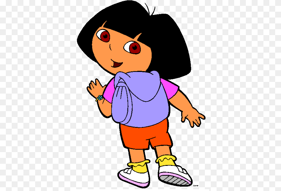 Dora The Explorer Clipart Dora Clipart, Cartoon, Baby, Person, Face Free Png Download