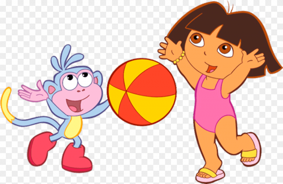 Dora The Explorer Dora And Boots, Baby, Person, Face, Head Png Image