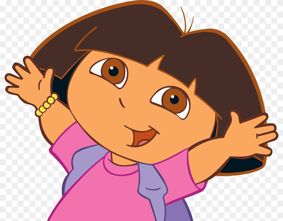 Dora The Explorer Dora Dora La Exploradora, Baby, Person, Cartoon, Face Free Png Download