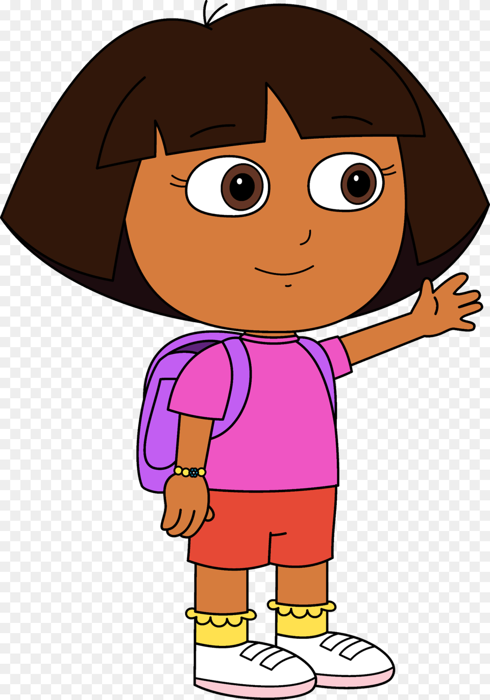 Dora The Explorer Draw Style First Form By Ncontreras Dora The Explorer Art Style, Baby, Person, Cartoon, Book Free Transparent Png