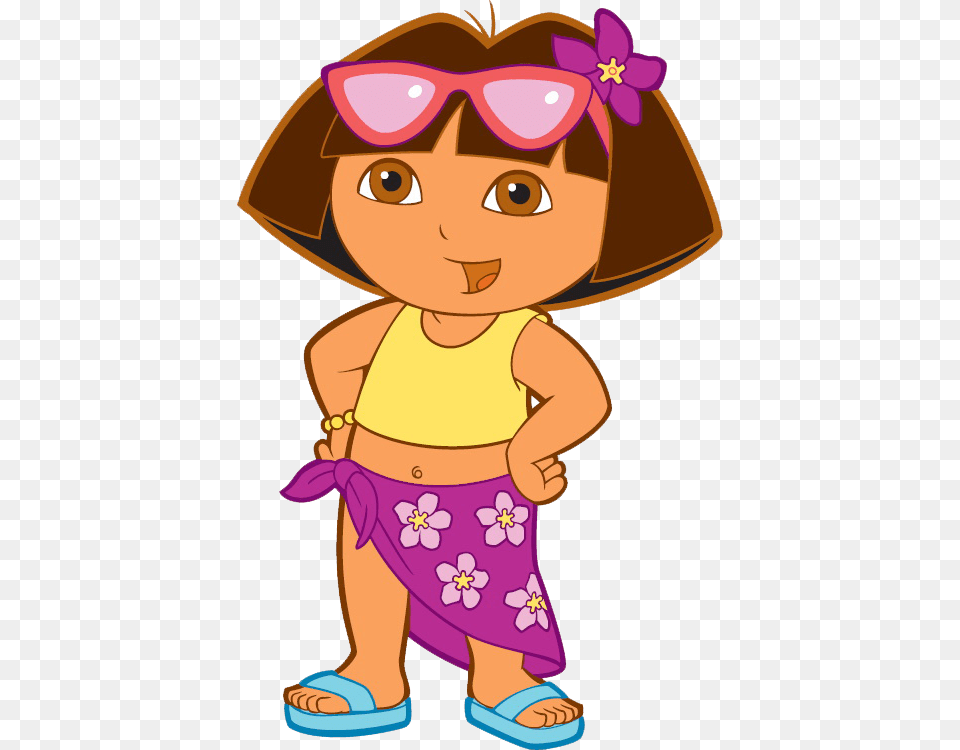 Dora The Explorer Hawaii, Baby, Person, Cartoon, Face Free Transparent Png