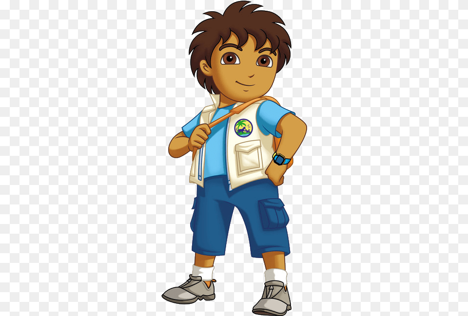 Dora The Explorer Pack Diego Dora The Explorer Characters, Book, Comics, Publication, Baby Free Png