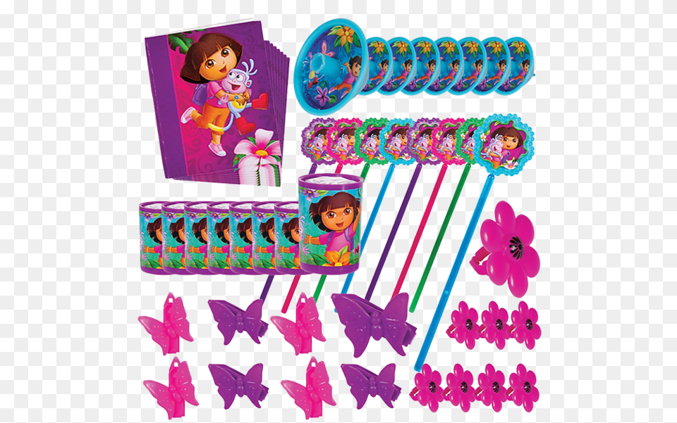 Dora The Explorer Party Favour Pack Dora The Explorer Party, Food, Sweets, Toy, Doll Free Png