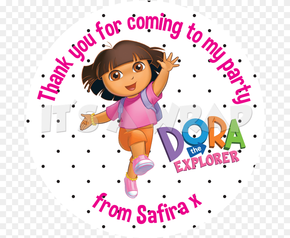 Dora The Explorer Sweet Cone Stickers Dora The Explorer, Baby, Person, Face, Head Png Image