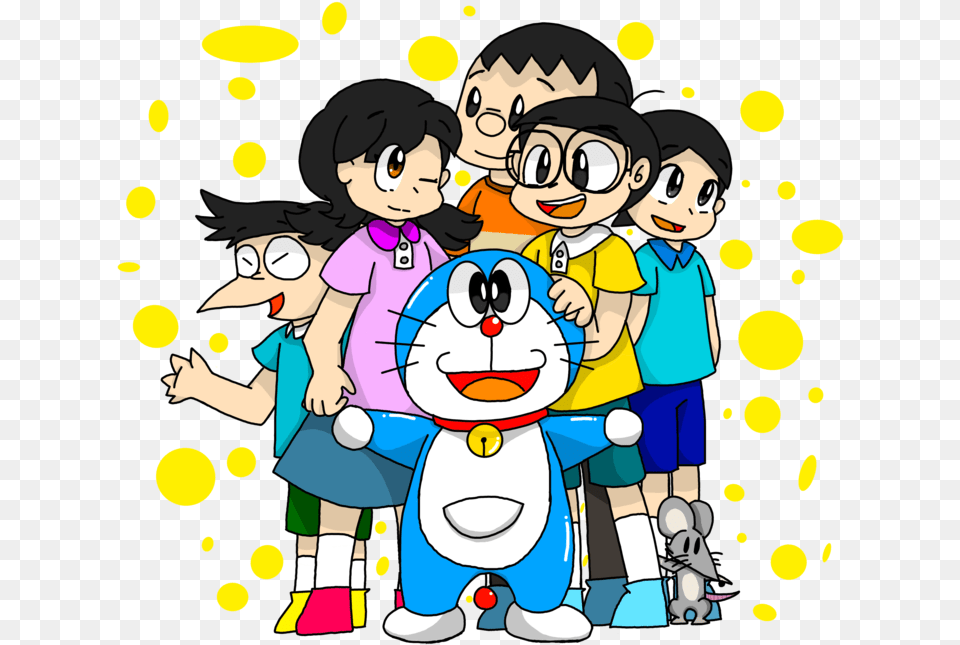 Doraemon And Friends, Book, Comics, Publication, Baby Png