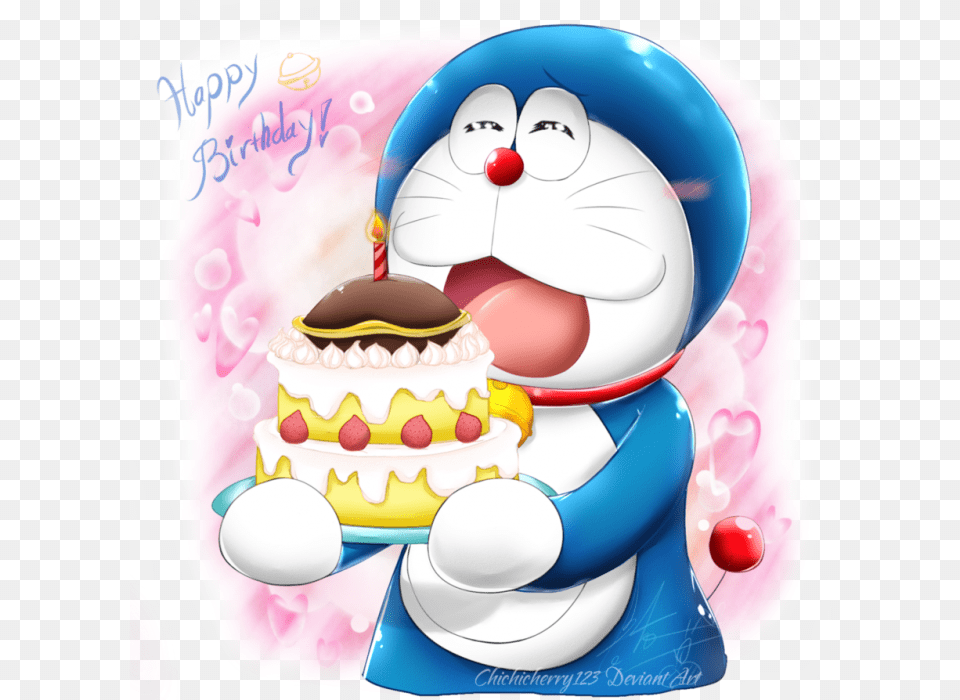 Doraemon Birthday Happy Birthday Doraemon Logo, People, Person, Birthday Cake, Cake Png Image