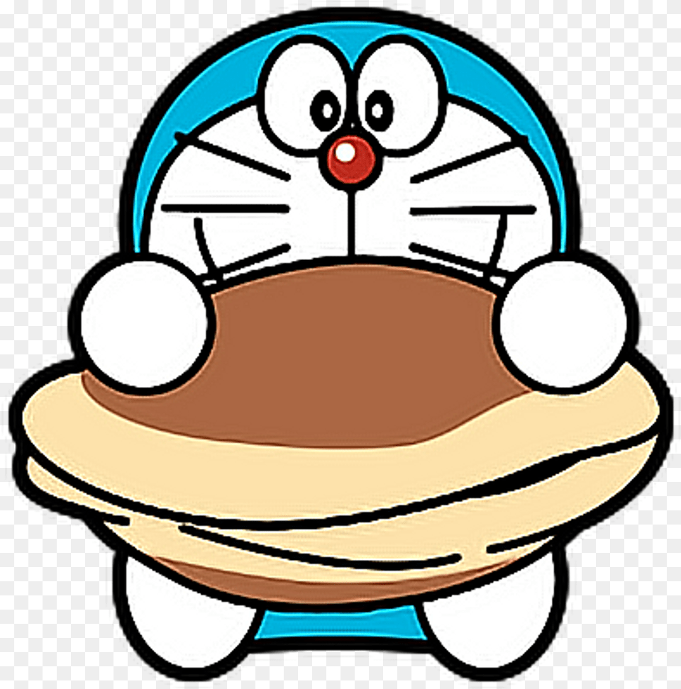 Doraemon Cute Yummy Food Doraemon One Piece, Bread Png