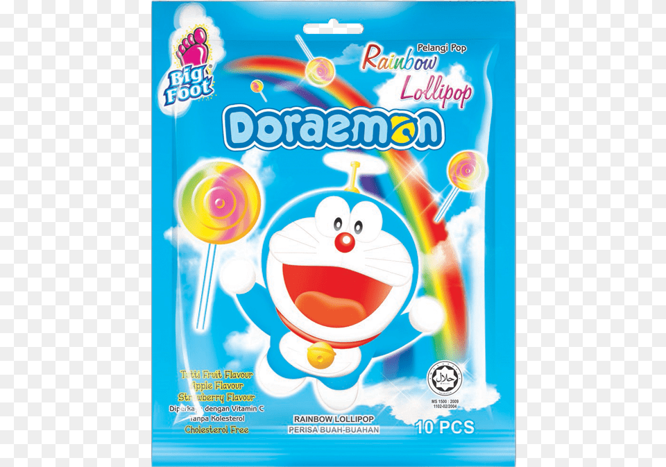 Doraemon Fruit Lollipop, Candy, Food, Sweets Png Image