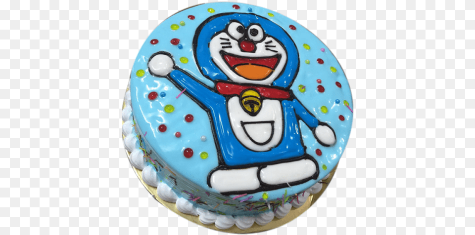 Doraemon Icing Cake 2 Pound Doremon Cake, Birthday Cake, Cream, Dessert, Food Png Image