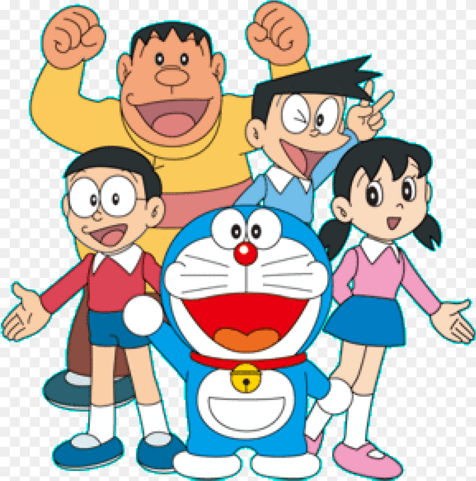 Doraemon In Hindi O Friends Werlcome To The Doraemon And Friends, Baby, Person, Face, Head Free Png Download