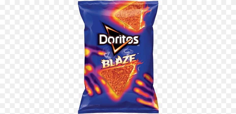 Dorito 5 Doritos Blaze Chips, Food, Snack, Bread Png Image