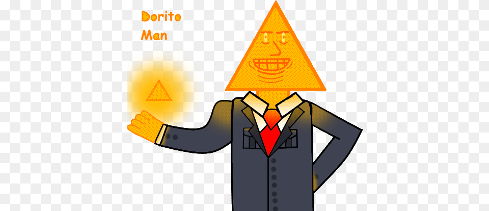 Dorito Man Sign, People, Person, Triangle, Accessories Free Png