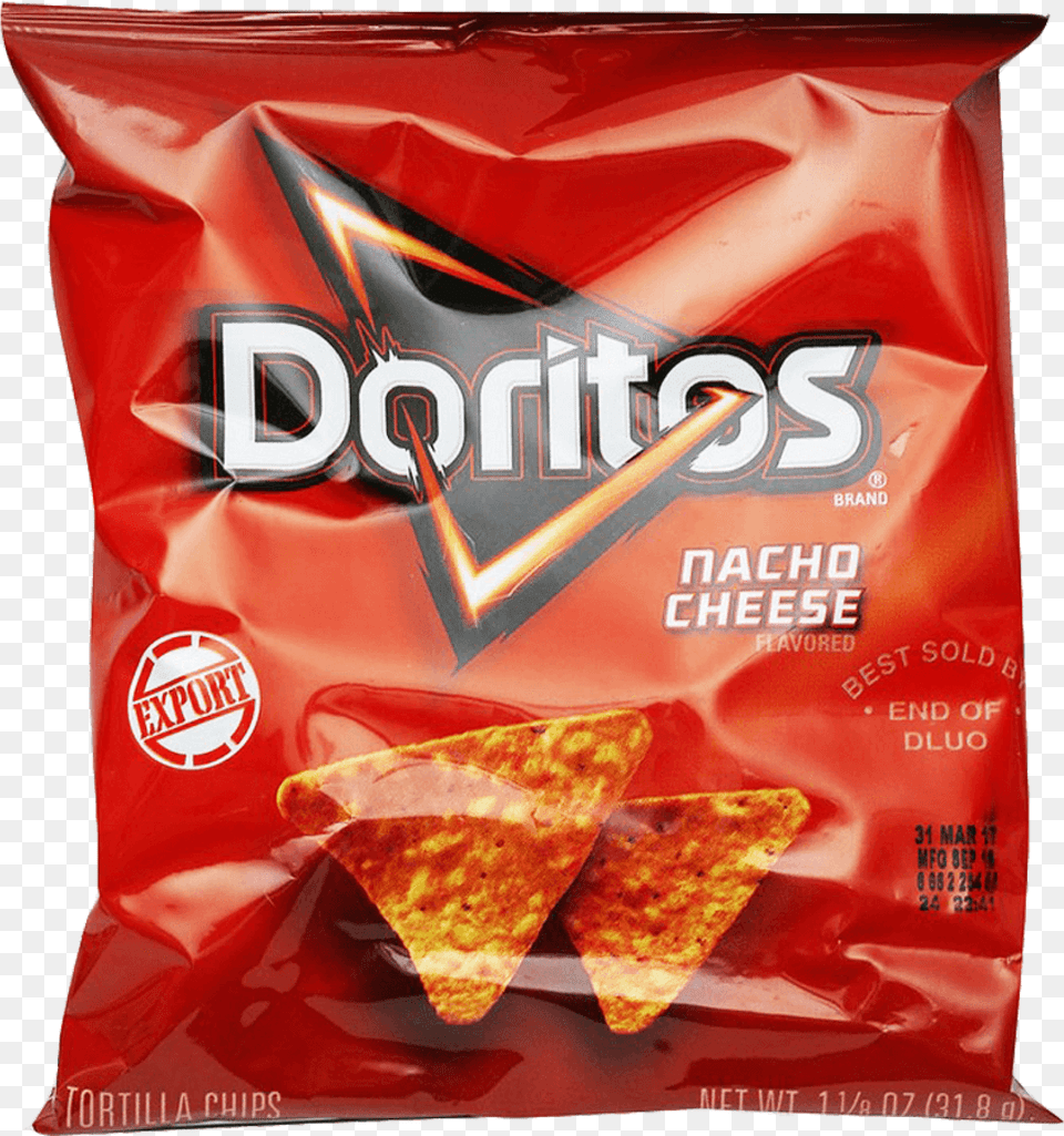 Doritos Chips Nacho Cheese Dorito Original, Food, Snack, Bread, Ketchup Free Png