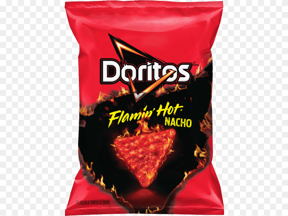 Doritos Flamin Hot Nacho Flavored Flamin Hot Nacho Doritos, Bonfire, Fire, Flame, Food Png Image