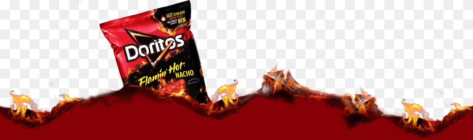 Doritos Flamin39 Hot Streak Instant Win Game Doritos, Advertisement, Fire, Flame, Poster Free Png Download