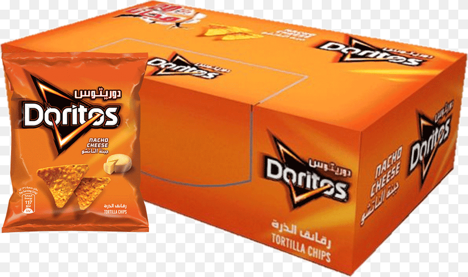 Doritos Nacho Cheese, Box, Food, Sweets, Bread Free Png Download