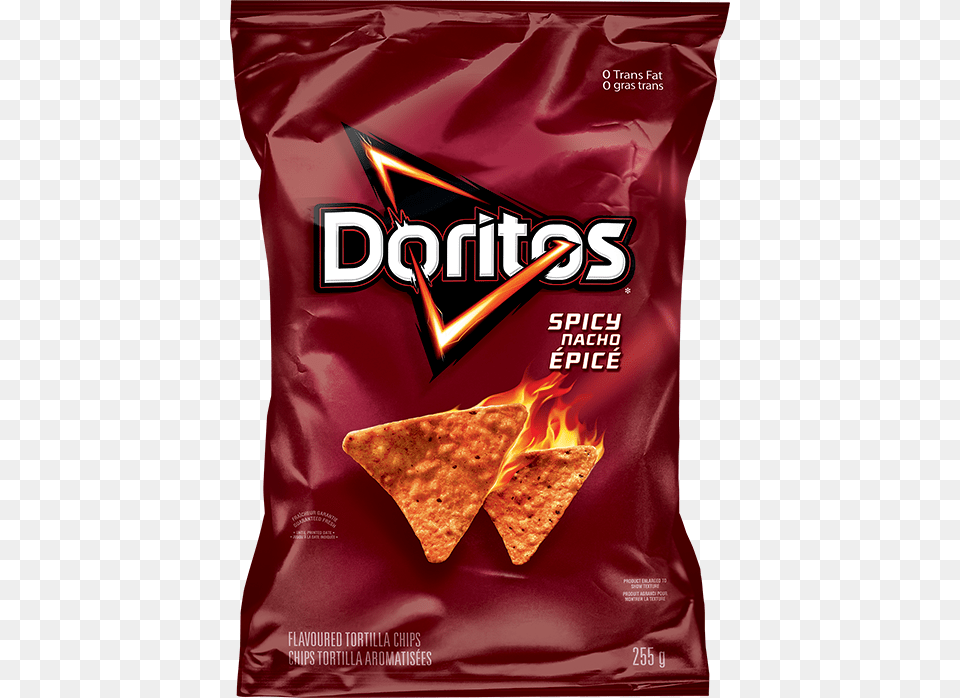 Doritos Spicy Nacho Tortilla Chips Doritos Spicy Nacho Tortilla Chips, Advertisement, Bread, Food, Poster Free Png Download