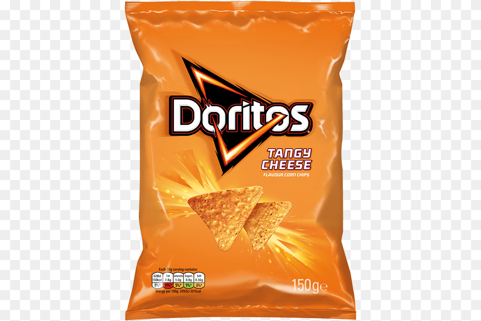 Doritos Tangy Cheese, Bread, Cracker, Food, Snack Free Png Download