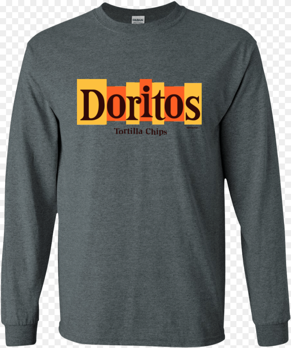 Doritos Tortilla Chips Cheese Munchies G240 Gildan, Clothing, Sleeve, Long Sleeve, Adult Free Transparent Png