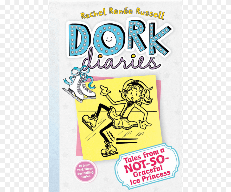 Dork Diaries 4 Tales From A Not So Graceful Ice Princess, Advertisement, Poster, Book, Publication Png Image