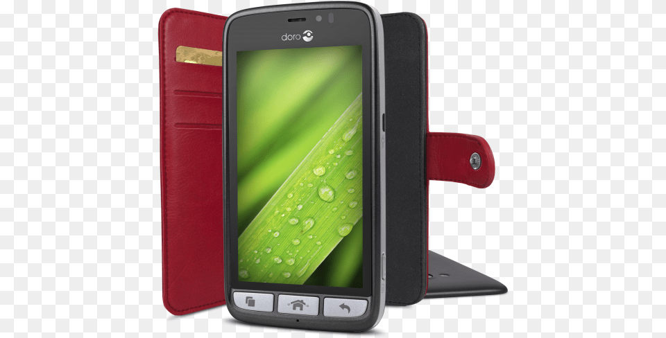 Doro Wallet Case Red, Electronics, Mobile Phone, Phone Png Image