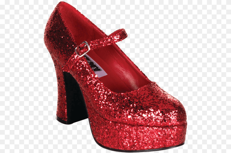 Dorothy Shoes Red Glitter Shoes Uk, Clothing, Footwear, High Heel, Shoe Free Transparent Png