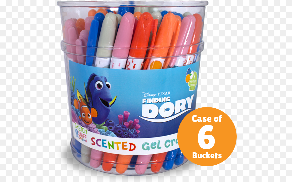 Dory Case Of Gel Crayons Finding Nemo, Tape Free Png Download