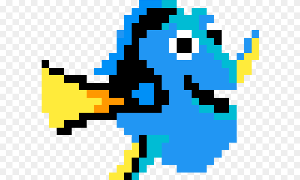 Dory Dory Heart Eyes Emoji In Minecraft Pixel Art Dory, First Aid, Animal, Bird, Jay Png