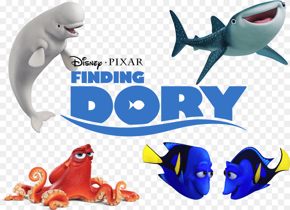 Dory Finding Full Movie Clipart And Featured Illustration, Animal, Fish, Sea Life, Shark Png Image