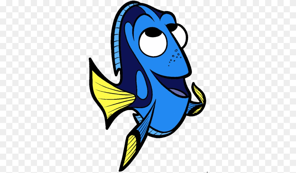 Dory Vector Black And White Baby Clipart Background Dory, Animal, Sea Life, Fish, Person Free Png Download