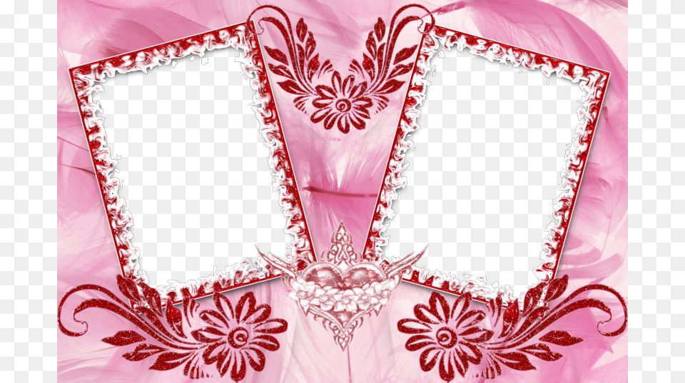 Dos Enamorados Corazones Marco Marcos Para Fotos De Dos, Pattern, Art, Floral Design, Graphics Free Png