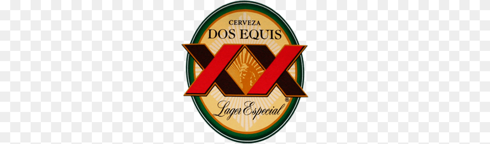 Dos Equis Beer Is A Summer Beach Lager From Mexico, Badge, Logo, Symbol, Emblem Free Png Download