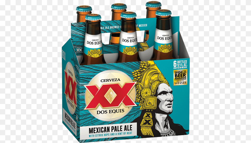 Dos Equis Mexican Pale Ale Dos Xx Pale Ale, Alcohol, Beer, Beer Bottle, Beverage Png