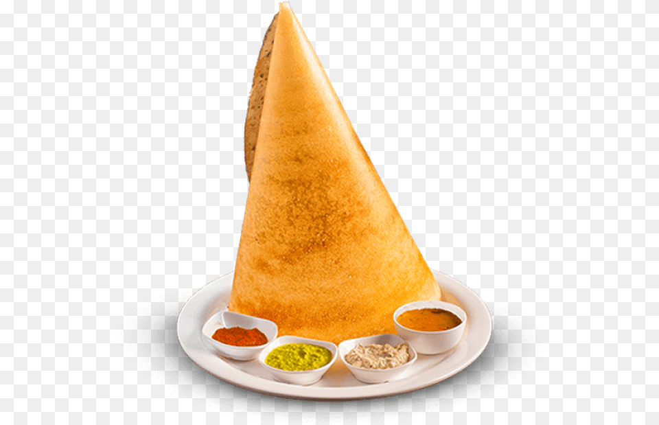 Dosa South Indian Food, Bread, Cone, Food Presentation Free Transparent Png