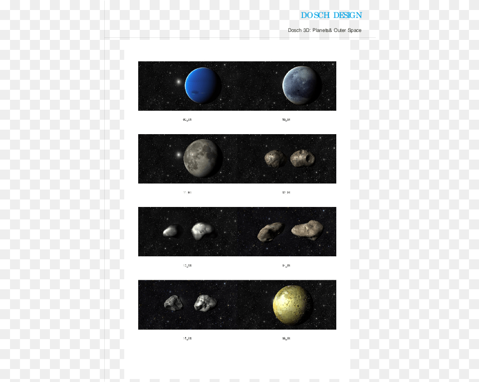 Dosch Design Dosch 3d Planets U0026 Outer Space Planet, Astronomy, Outer Space Free Transparent Png
