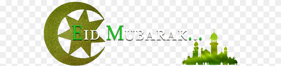 Dosto Today M Posted Some Eid Special Effects Eid Mubarak Text, Green, Symbol, Recycling Symbol, Plant Free Png Download