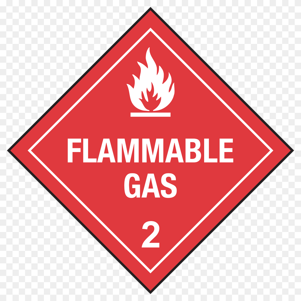 Dot Hazmat Class 21 Clipart, Sign, Symbol, Road Sign Png