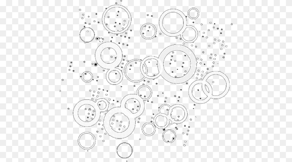 Dot Line Aesthetic Circle Circles Dots Dot Line Overlays For Editing Lines, Art Free Transparent Png