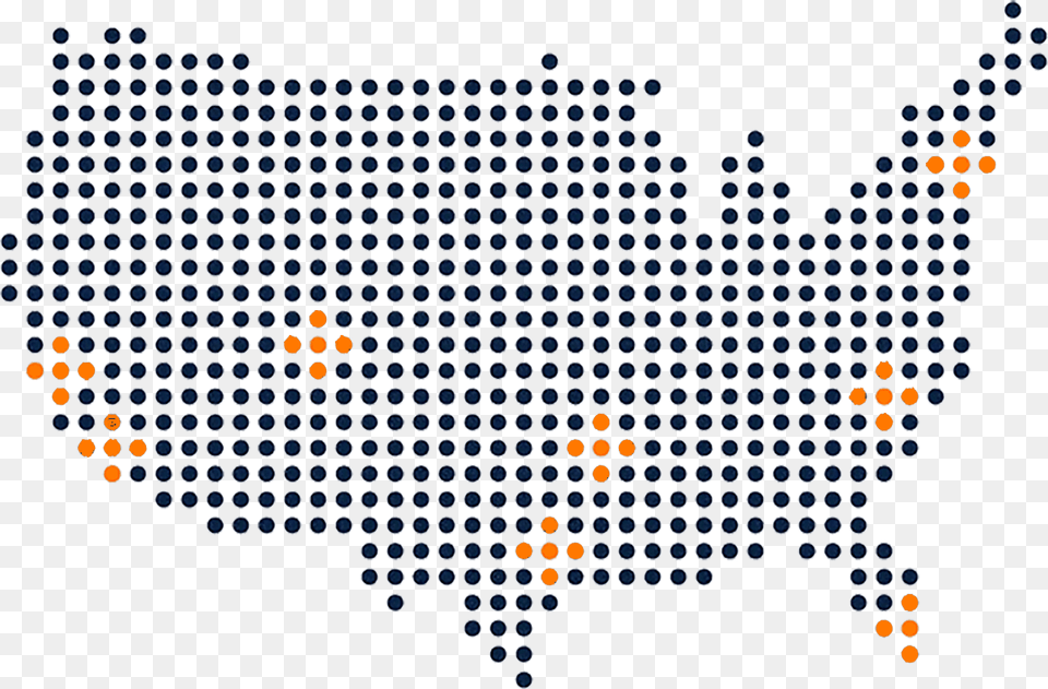 Dot Map Of Usa, Pattern, Electronics, Hardware, Blackboard Free Png Download