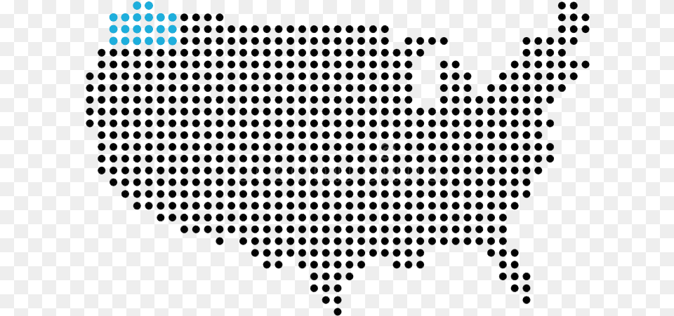 Dot Map Usa Facebook Most Popular In Australia, Blackboard Free Transparent Png