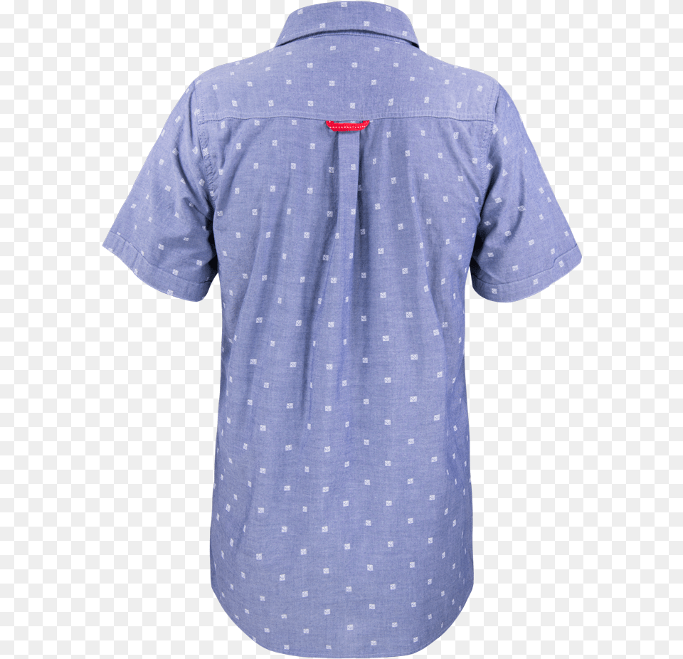 Dota 2 Chambray Button Up Shirt Polka Dot, Blouse, Clothing, Pattern, Sleeve Free Png