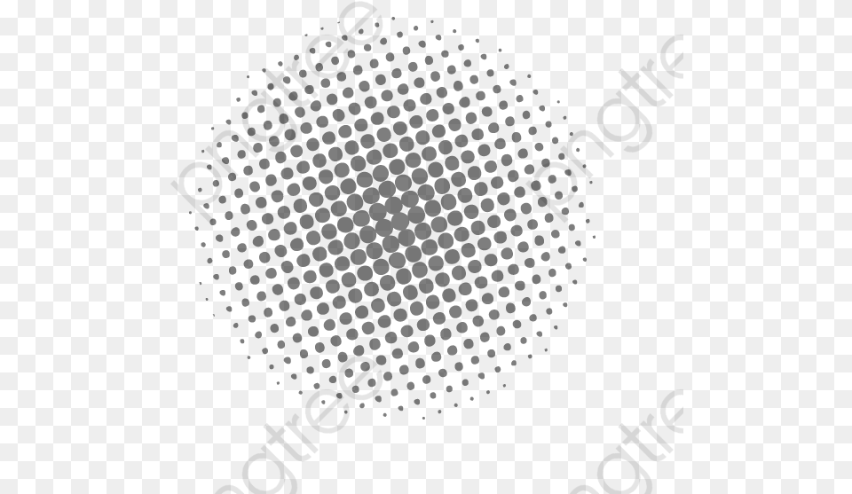 Dots Category Pop Art Circle Pattern, Gray Free Transparent Png