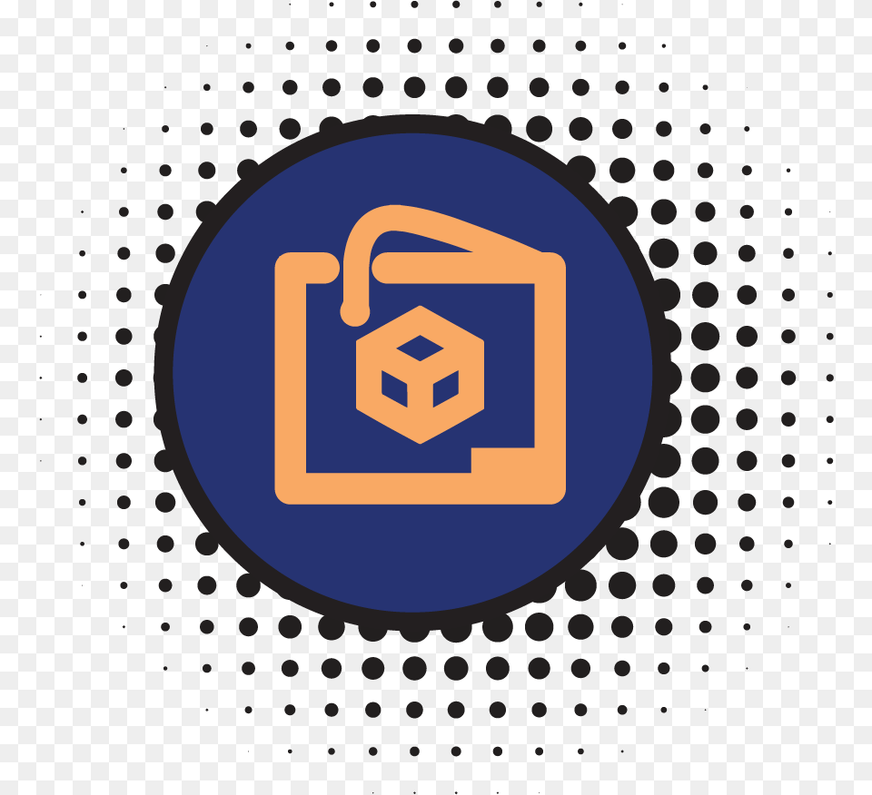 Dots Circle Pattern Overlay, Symbol, Logo Free Png