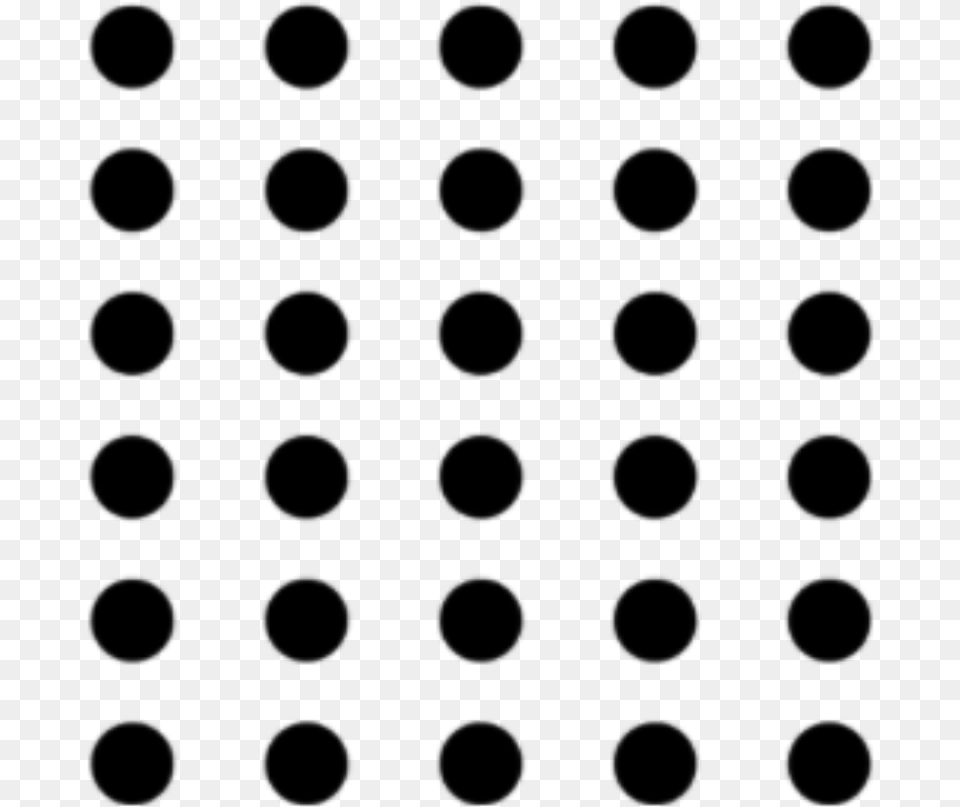 Dots Overlay Sticker, Gray Png